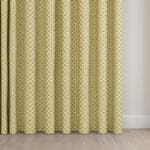 Land & Shore Dawn Ochre Wave Curtain