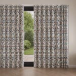 Land & Shore Esther Blue Red Wave Curtain