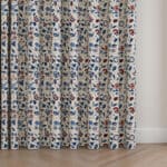 Land & Shore Esther Blue Red Wave Curtain
