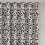 Land & Shore Esther Blue Red Wave Curtain