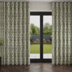 Land & Shore Esther Green Wave Curtain