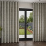 Land & Shore Fintra Stripe Blue Red Wave Curtain