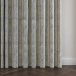 Land & Shore Fintra Stripe Blue Red Wave Curtain