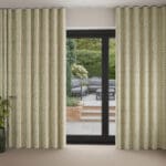 Land & Shore Fintra Stripe Green Wave Curtain