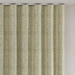 Land & Shore Fintra Stripe Green Wave Curtain