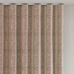 Land & Shore Fintra Stripe Red Blue Wave Curtain