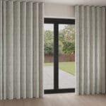Land & Shore Fintra Stripe Teal Wave Curtain