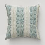 Land & Shore Fintra Stripe Teal Cushion