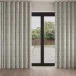 Land & Shore Fintra Stripe Teal Wave Curtain