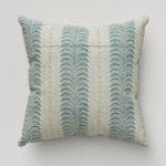 Land & Shore Fintra Stripe Teal Cushion