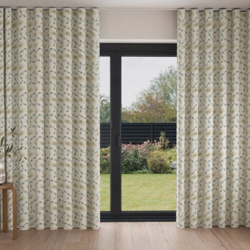 Land & Shore Lorie Green Wave Curtain