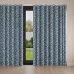 Land & Shore Oak Leaf Blue Wave Curtain