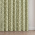 Land & Shore Oak Leaf Green Wave Curtain
