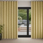 Land & Shore Oak Leaf Ochre Wave Curtain
