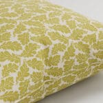 Land & Shore Oak Leaf Ochre Cushion