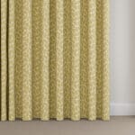 Land & Shore Oak Leaf Ochre Wave Curtain