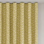 Land & Shore Oak Leaf Ochre Wave Curtain