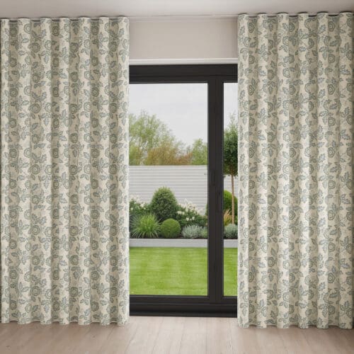 Land & Shore River Green Wave Curtain