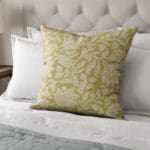Land & Shore Rowallane Ochre Cushion