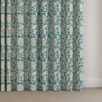 Land & Shore Rowallane Teal Wave Curtain