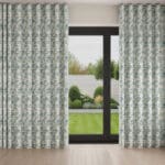 Historic Royal Palaces Albert Blue Wave Curtain
