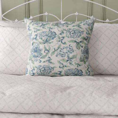 Historic Royal Palaces Albert Blue Cushion