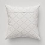 Historic Royal Palaces Fleur De Lis Dove Grey Cushion