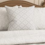 Historic Royal Palaces Fleur De Lis Dove Grey Cushion