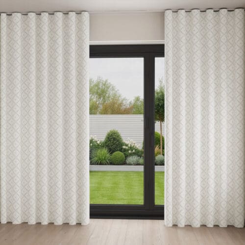Historic Royal Palaces Fleur De Lis Mineral Wave Curtain