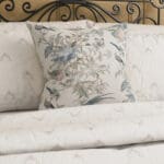 Historic Royal Palaces Hampton Blue Cushion