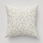 Historic Royal Palaces Royal Court Floral Duck Egg Cushion