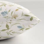 Historic Royal Palaces Royal Court Floral Duck Egg Cushion