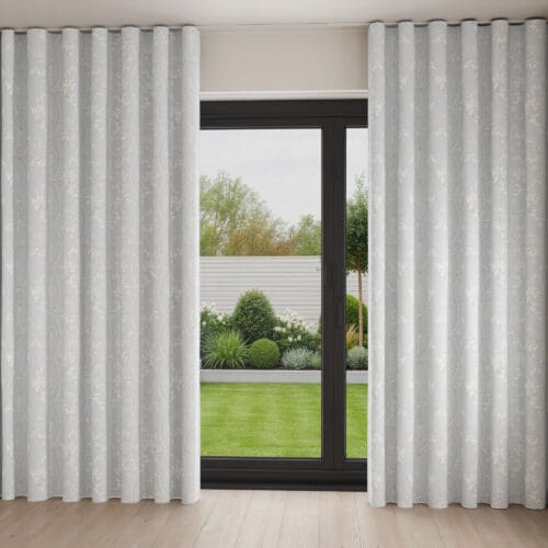 Historic Royal Palaces Tijou Porcelain Blue Wave Curtain