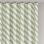 Historic Royal Palaces Tudor Stripe Green Wave Curtain