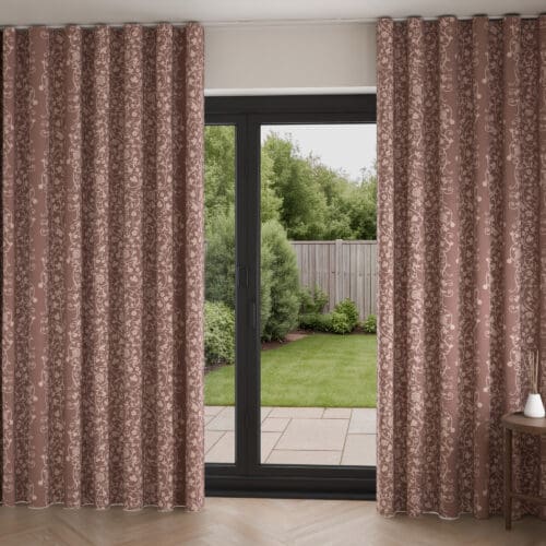 Historic Royal Palaces Tudor Trail Plum Wave Curtain