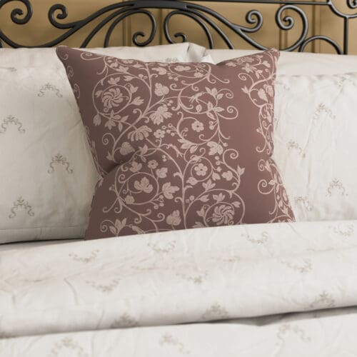 Historic Royal Palaces Tudor Trail Plum Cushion