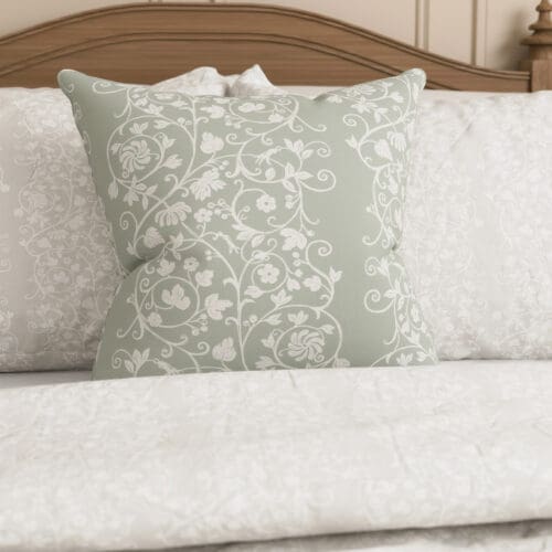 Historic Royal Palaces Tudor Trail Sage Cushion