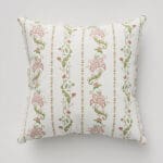 Historic Royal Palaces Waistcoat Stripe Clay Pink Cushion