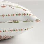 Historic Royal Palaces Waistcoat Stripe Clay Pink Cushion