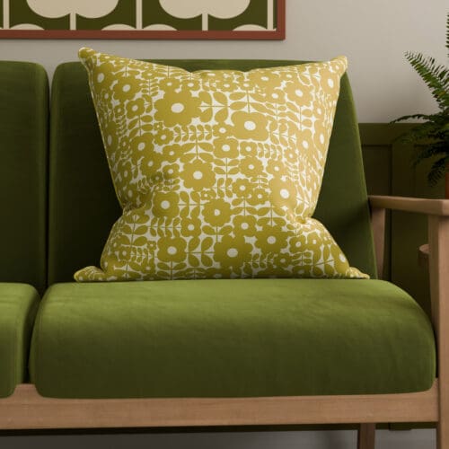 Orla Kiely Criss-cross Stem Sunflower Cushion