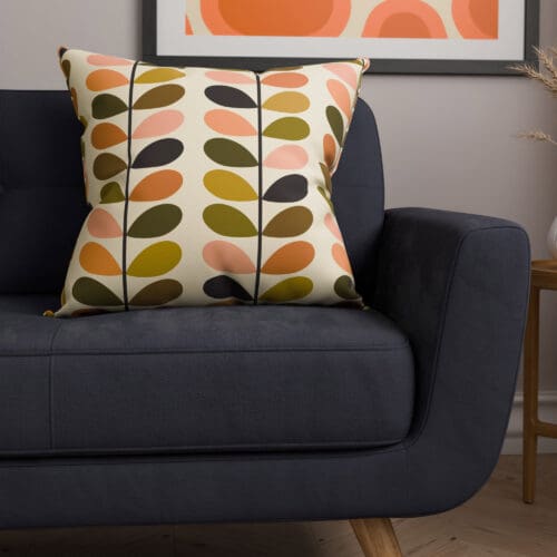 Orla Kiely Multi Stem Auburn & Orange Cushion