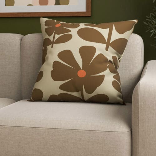 Orla Kiely Wildflower Coffee Cushion