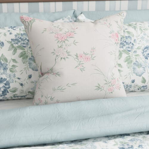 Rachel Ashwell Bird Chinoiserie Blossom Cushion