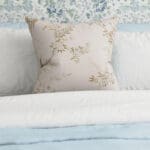 Rachel Ashwell Bird Chinoiserie Pink Tan Cushion