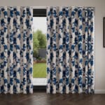 Ted Baker Midnight Garden Blue Wave Curtain