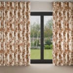Ted Baker Midnight Garden Terracotta Wave Curtain