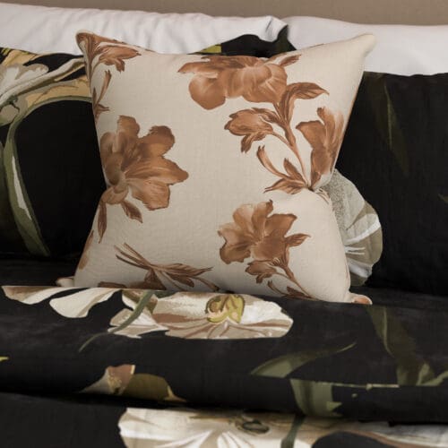 Ted Baker Midnight Garden Terracotta Cushion