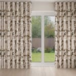 Ted Baker Velvet Opal Floral Linen Wave Curtain