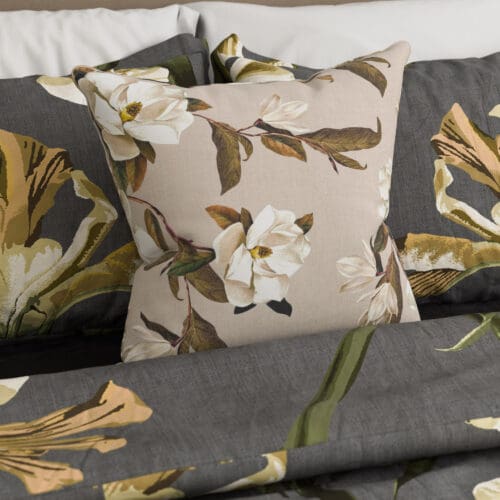 Ted Baker Velvet Opal Floral Linen Cushion