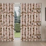 Ted Baker Velvet Opal Floral Pink Wave Curtain